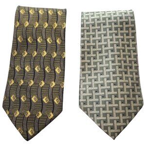 TODAY'S MAN Bundle of 2 100% Silk Ties - Men's OS